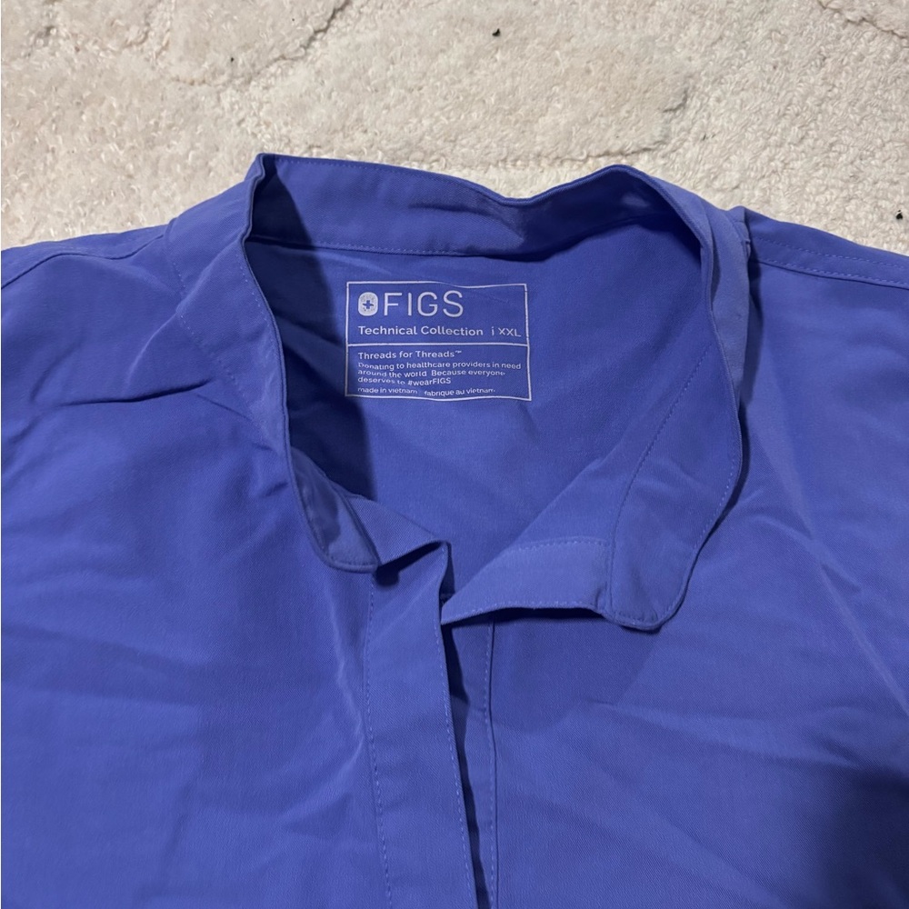 Figs Blueberry Scrub Set Size XXL - Picture 2 of 3